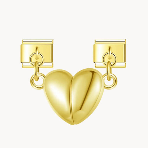 Magnetic gold heart