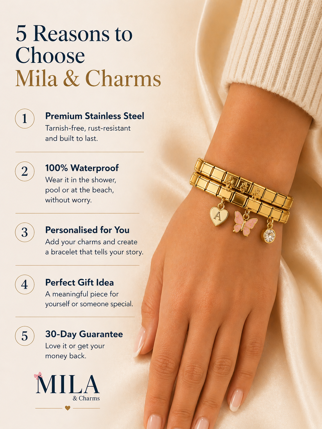 Original Charms Bracelet - MILA & CHARMS