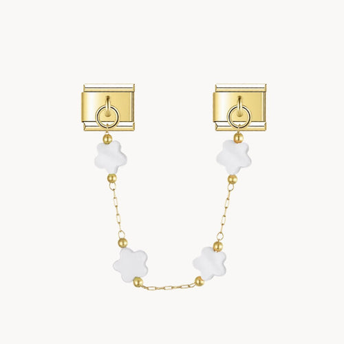 Double charm with white stars